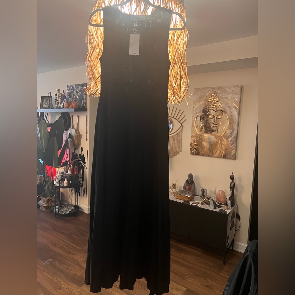 Mango Black Maxi Dress - Picture 10 of 14